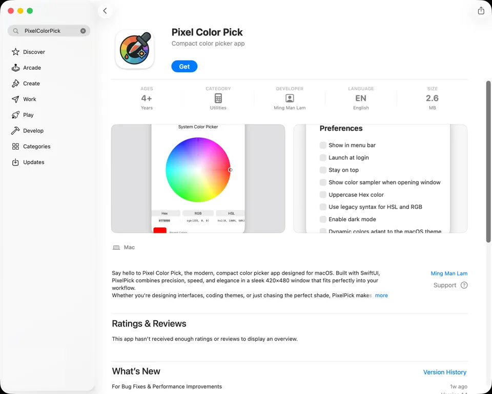 Pixel Color Pick screenshot